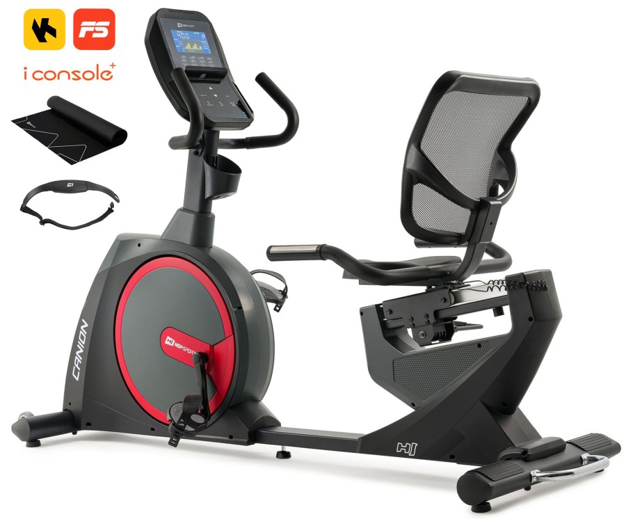 Sprzet Fitness Hop-Sport | Rower Lezacy Elektryczno-Magnetycznyhs-300L Canion Z Pasem Telemetrycznym