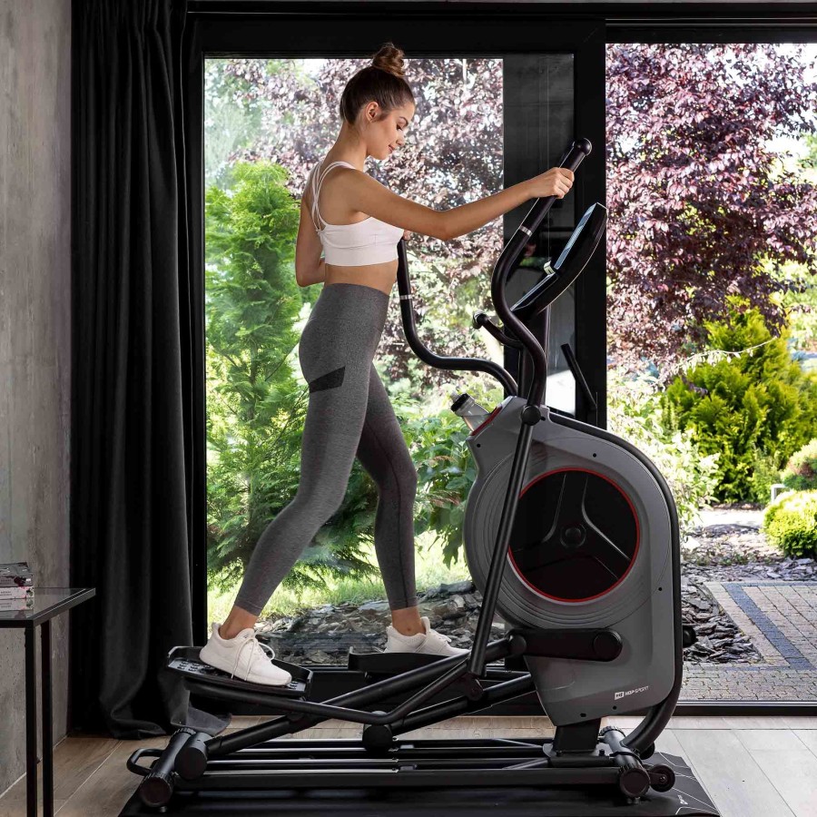 Sprzet Fitness Hop-Sport | Orbitrek Elektryczno-Magnetycznyhs-100C Galaxyszary + Mata