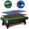 Stoly Do Gry Hop-Sport | Stol Bilardowy Splywowyvip Extra 7 Ftbraz/Zielonyz Nakladka Ping-Pong/Blat