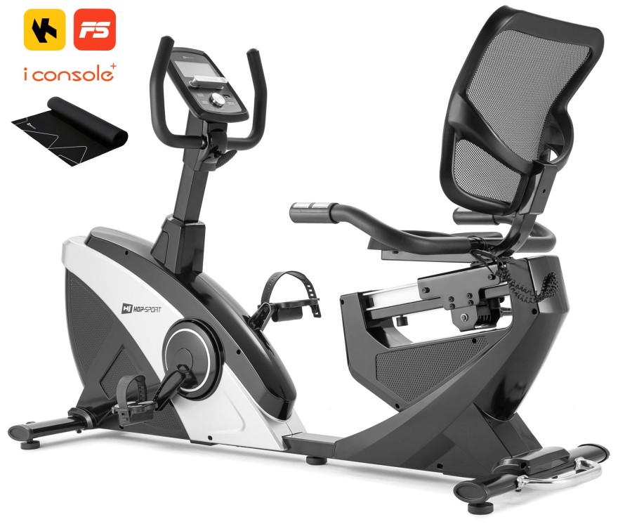 Sprzet Fitness Hop-Sport | Rower Lezacy Hs-070L Helixsrebrny+Mata