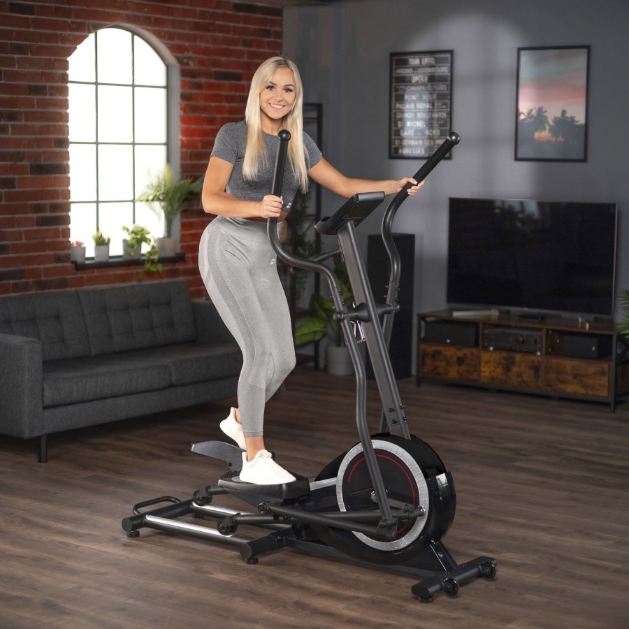 Sprzet Fitness Hop-Sport | Orbitrek Elektryczno-Magnetyczny Hs-070C Buzzsrebrny