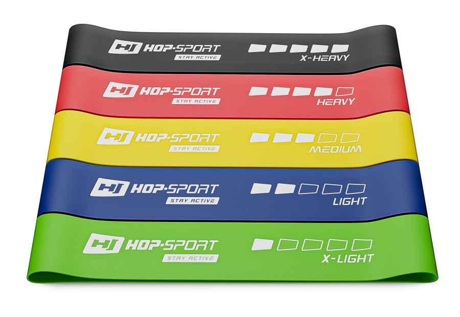 Akcesoria Fitness Hop-Sport | Zestaw Tasm Oporowych600X50Mm