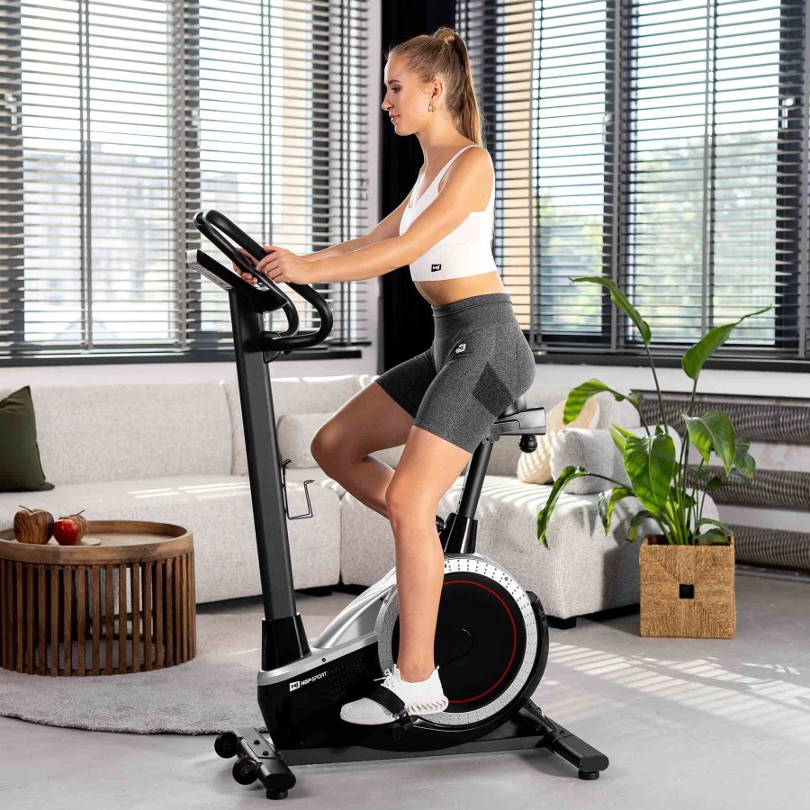 Sprzet Fitness Hop-Sport | Rower Elektryczno-Magnetyczny Hs-060H Exige Srebrny