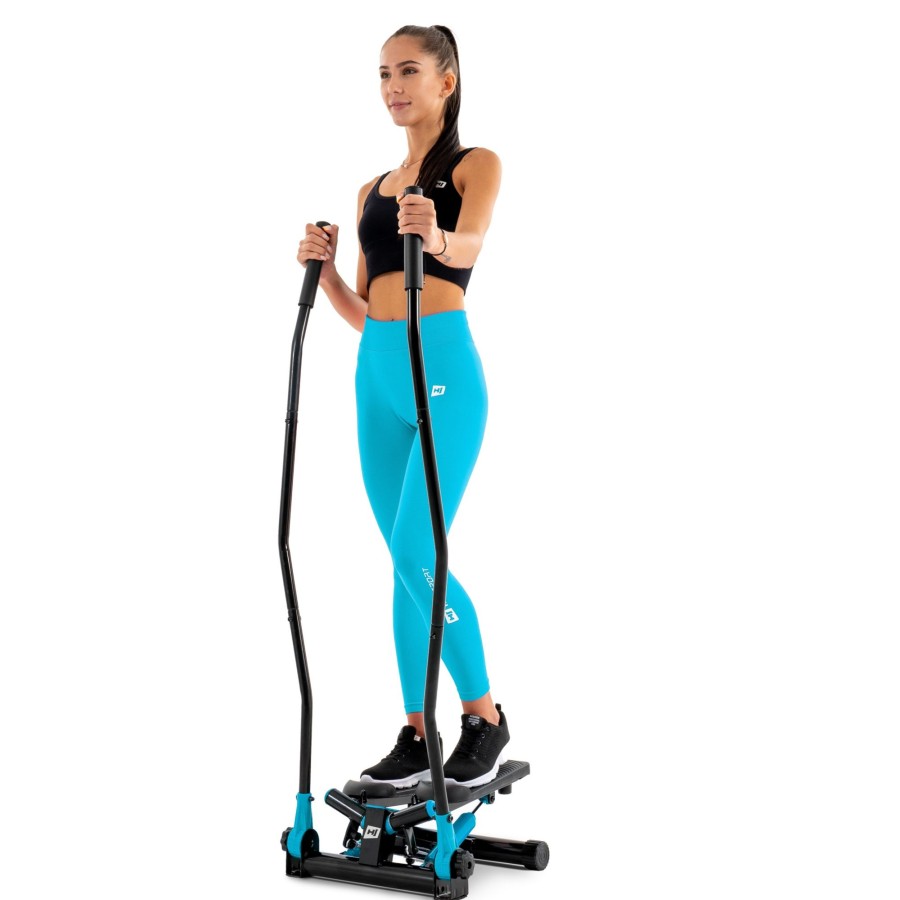 Sprzet Fitness Hop-Sport | Stepper Skretny Z Ramionamihs-045S Slimniebieski