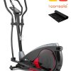 Sprzet Fitness Hop-Sport | Orbitrek Elektryczno-Magnetycznyhs-060C Blazeczerwony+Mata