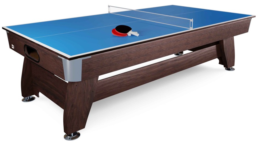 Stoly Do Gry Hop-Sport | Nakladka Na Stol Bilardowy Vip Extra Ping-Pong Blat 9Ft Brazowa