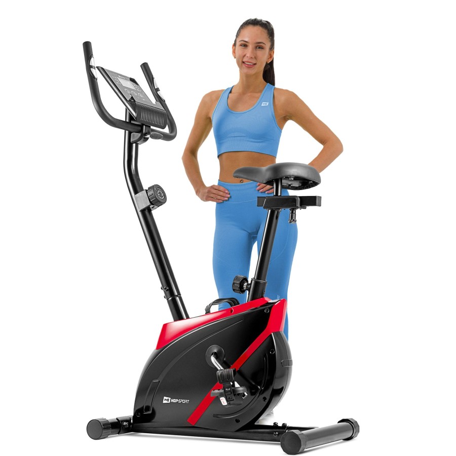 Sprzet Fitness Hop-Sport | Rower Magnetyczny Hs-2070 Onyx Czerwony