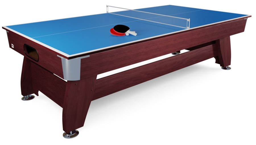 Stoly Do Gry Hop-Sport | Nakladka Na Stol Bilardowy Vip Extra Ping-Pong Blat 9Ft Wisnia