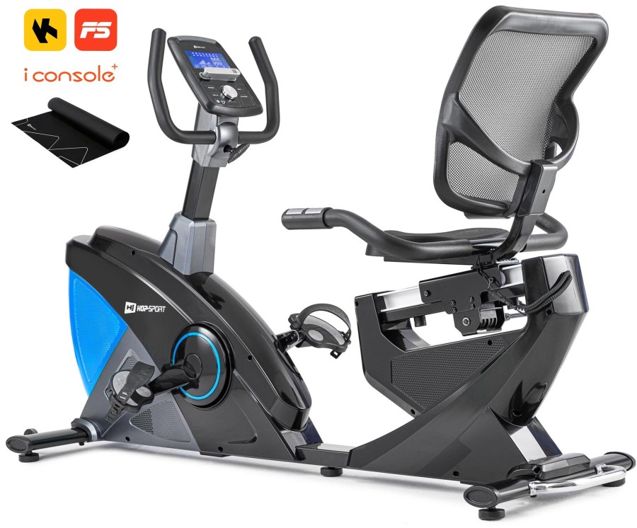 Sprzet Fitness Hop-Sport | Rower Lezacy Hs-070L Helixniebieski+Mata