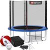 Dom I Ogrod Hop-Sport | Trampolina 8Ft (244Cm)Niebieska Z Siatka Zewnetrzna