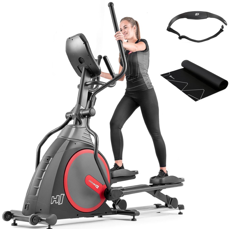 Sprzet Fitness Hop-Sport | Orbitrek Elektryczno-Magnetyczny Hs-300Cf Spectrez Pasem Telemetrycznym+Mata