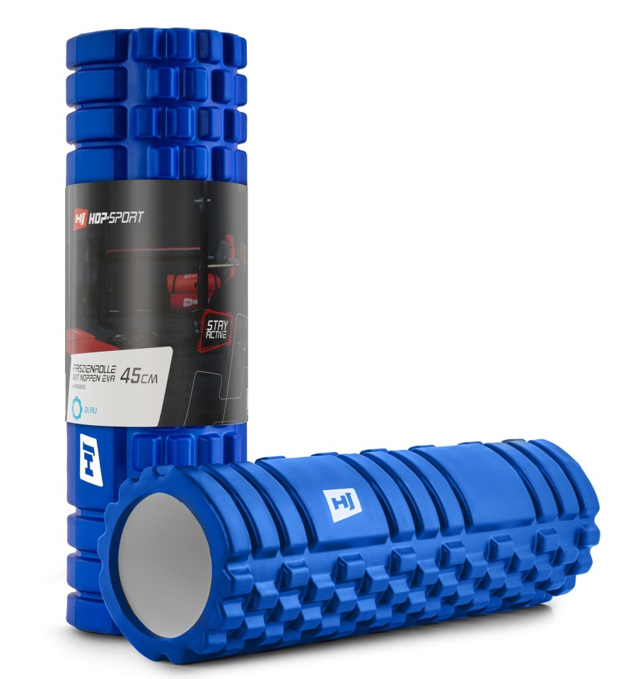 Akcesoria Fitness Hop-Sport | Walek Roller Do Masazueva 45Cmniebieski