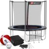 Dom I Ogrod Hop-Sport | Trampolina8Ft (244Cm)Czarno-Niebieska Z Siatka Wewnetrzna