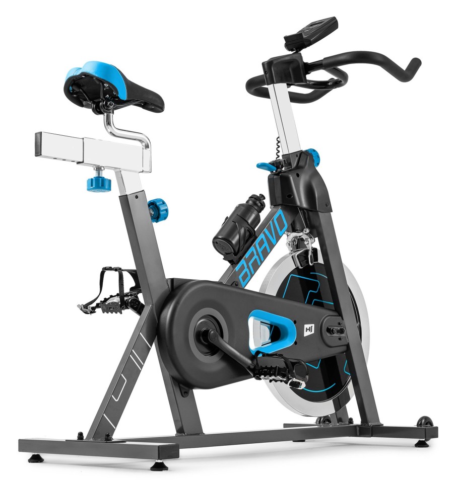 Sprzet Fitness Hop-Sport | Rower Spiningowy Indoor Cycling Hs-045Ic Bravo Niebieski