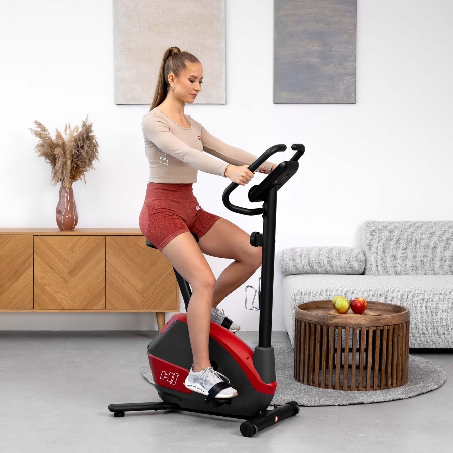 Sprzet Fitness Hop-Sport | Rower Magnetyczny Hs-035H Leaf Czerwony