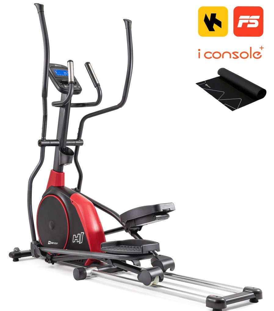 Sprzet Fitness Hop-Sport | Orbitrek Elektryczno-Magnetyczny Hs-095Cf Prizmczarny + Mata