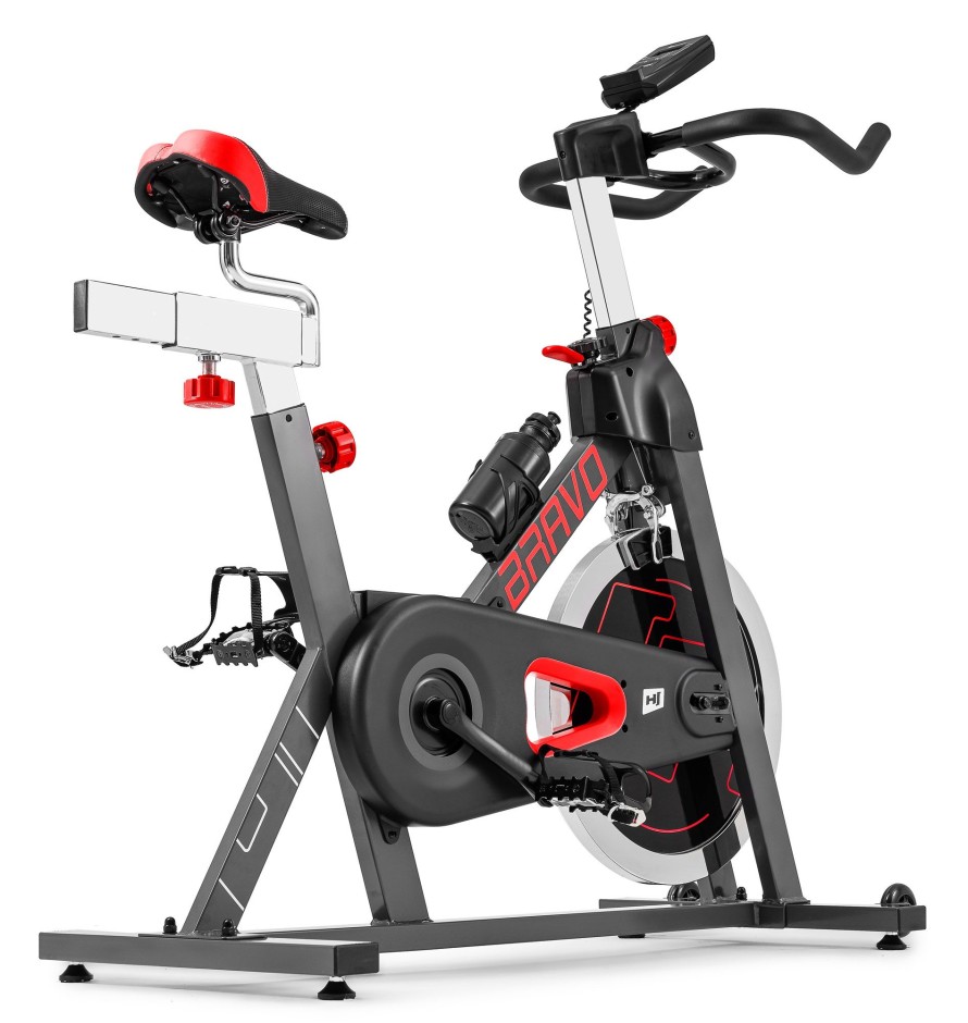 Sprzet Fitness Hop-Sport | Rower Spiningowy Indoor Cycling Hs-045Ic Bravo Czerwony