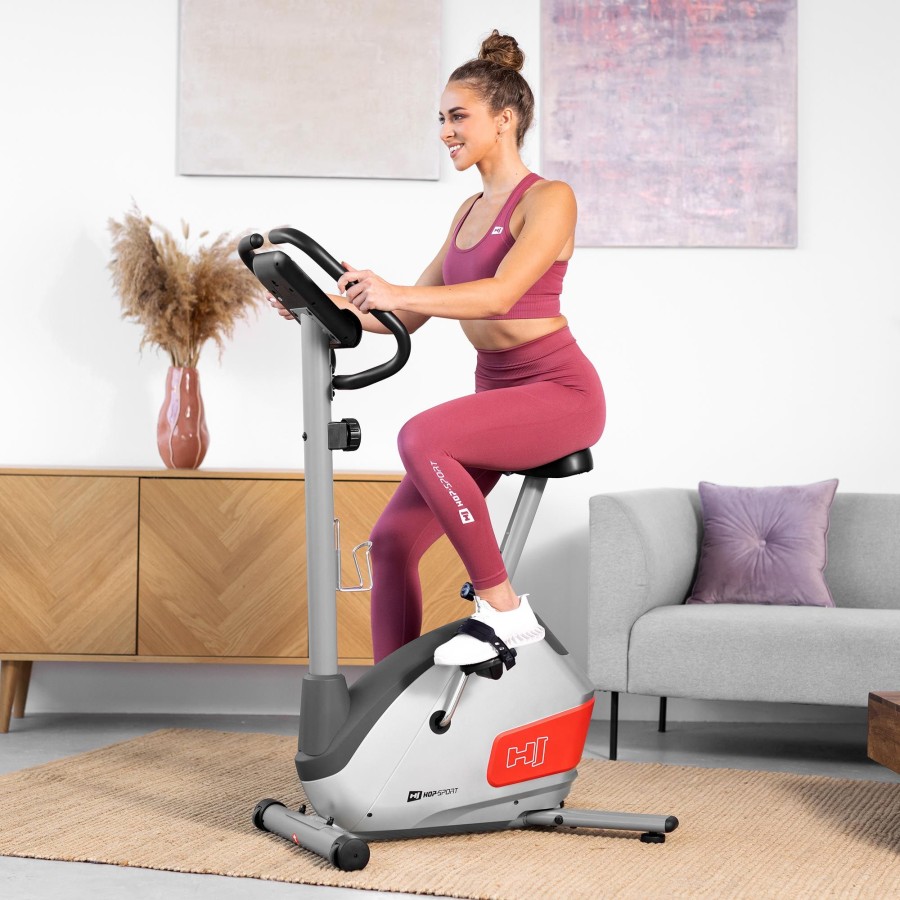 Sprzet Fitness Hop-Sport | Rower Magnetyczny Hs-035H Leaf Srebrny