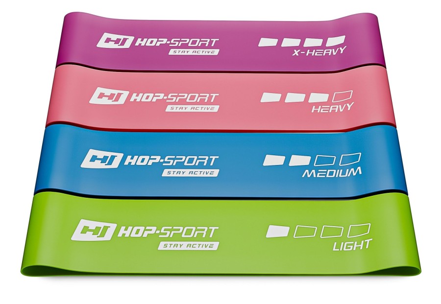 Akcesoria Fitness Hop-Sport | Zestaw Tasm Oporowych600X75Mm