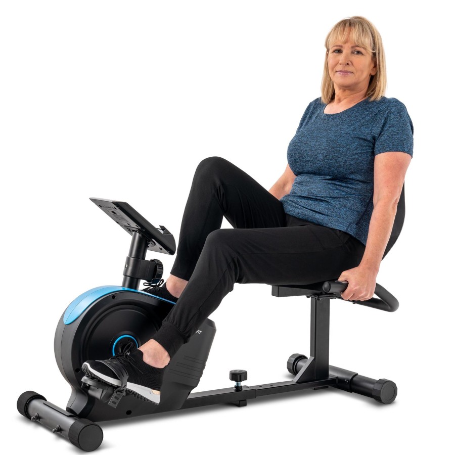 Sprzet Fitness Hop-Sport | Rower Lezacy Magnetyczny Hs-2050L Beat Niebieski