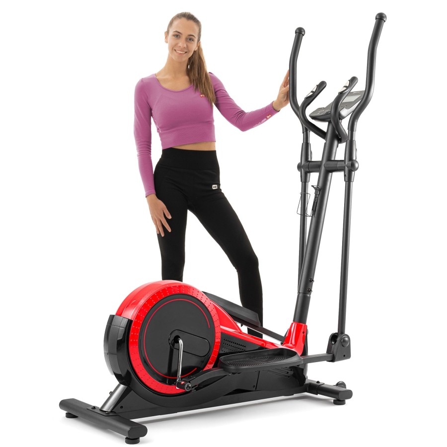 Sprzet Fitness Hop-Sport | Orbitrek Elektryczno-Magnetyczny Hs-050C Frostczerwony